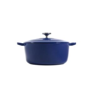 BK 28cm Royal Blue Cast Iron Dutch Oven