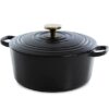 BK 28cm Sparkling Black Cast Iron Dutch Oven Cassarole