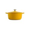 BK Casserole Burgundy - Sunny Yellow