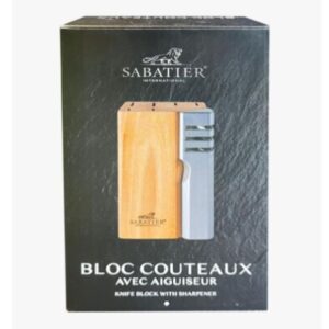 Buy Sabatier, Knife Block With Sharpener