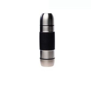 Migros Cusina & Tavola, Thermos Bottle 0,7L Black With Storage Space, Stainless Steel High Quality