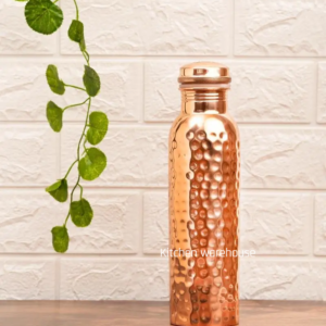 Copper Bottle Hammered 900 ml (Pure original copper) (2 weeks Special)